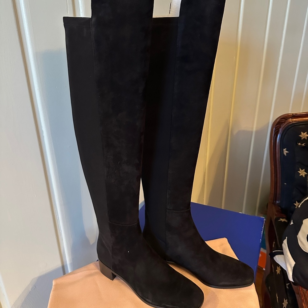 NIB - Stuart Weitzman City Boot Suede Over the Knee Boots - Size 7